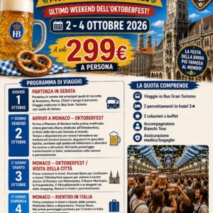 OKTOBERFEST – MONACO DI BAVIERA 2 – 4 Ottobre 2026