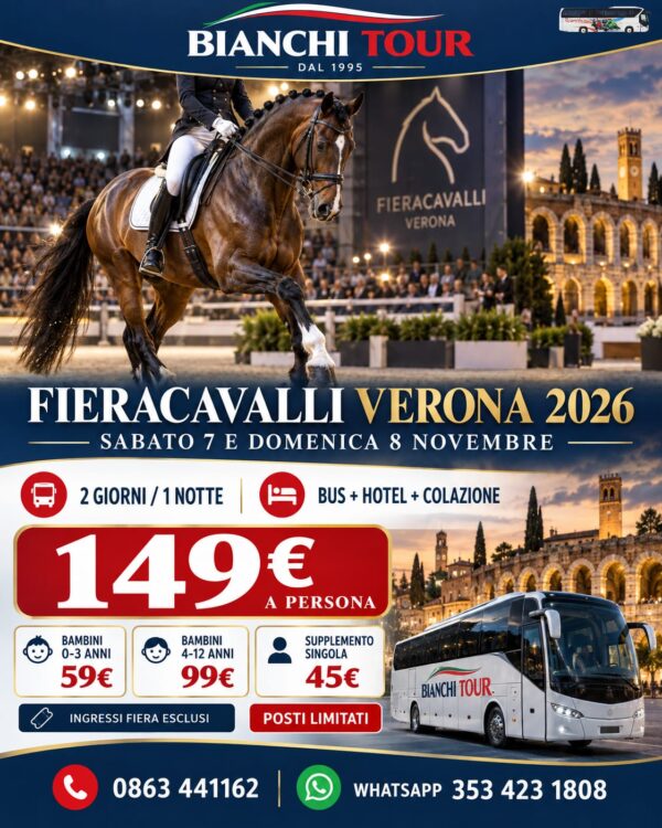 FIERACAVALLI VERONA 7-8 NOVEMBRE 2026
