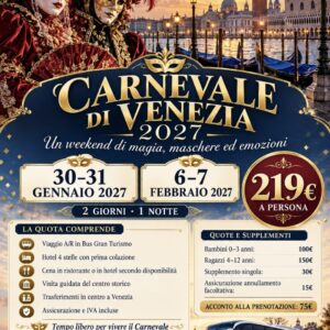 CARNEVALE DI VENEZIA 2027