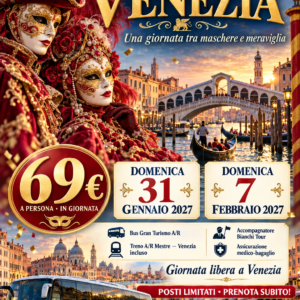 CARNEVALE DI VENEZIA 2027 IN GIORNATA